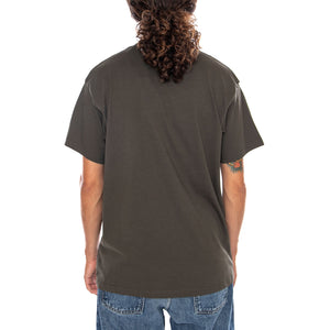 S/S SCRIPT EMBROIDERY T-SHIRT CYPRESS / BLACK - Maglietta Girocollo Uomo Verde I030435 00PXX CARHARTT WIP 