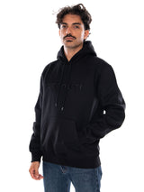 CARHARTT WIP HOODED CARHARTT SWEAT BLACK / BLACK - Felpa con Cappuccio Uomo Nera  Uomo CARHARTT WIP