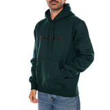 HOODED CARHARTT SWEAT DARK SCARAB / PALISANDER - Sweat à Capuche Homme Noir Homme CARHARTT WIP