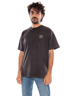 S/S Vista T-Shirt Tobacco Garment Dyed - Maglietta Girocollo Uomo Marrone I030780 47GD CARHARTT WIP 