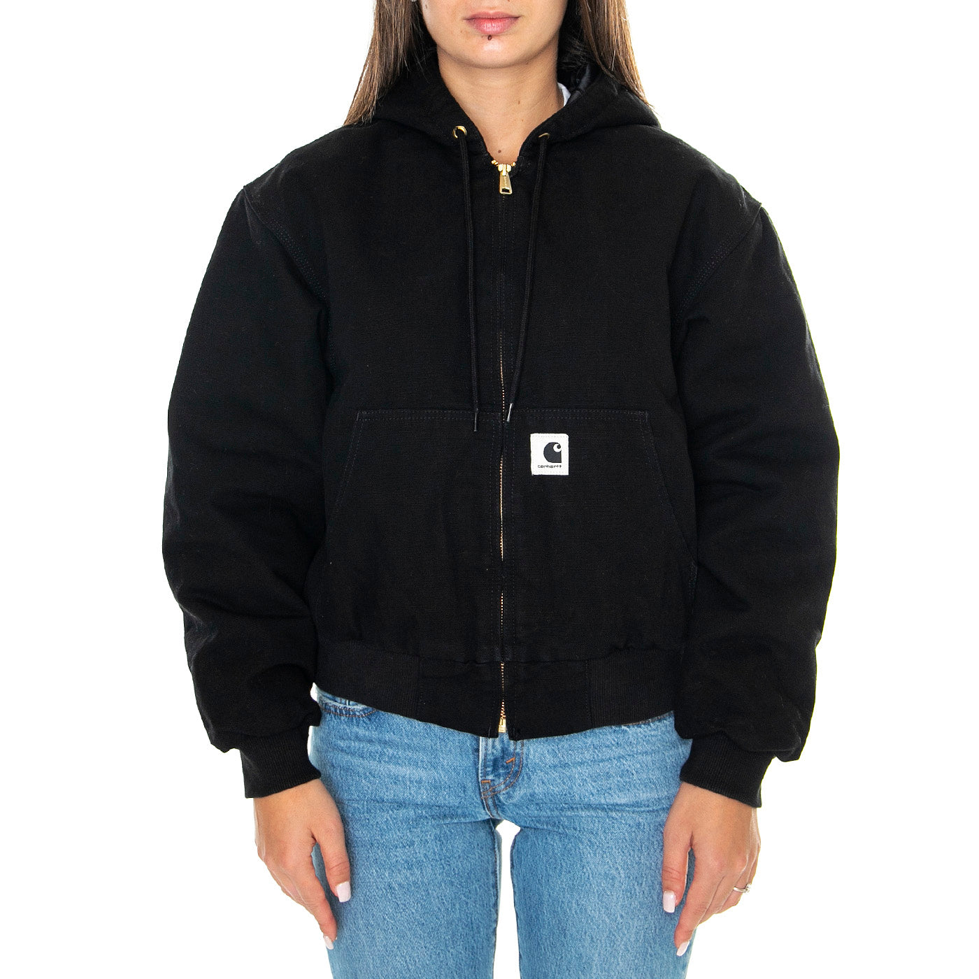 W' OG ACTIVE JACKET BLACK - Giacca Donna Nera I032238 8902 CARHARTT WIP 