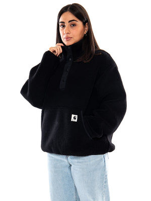 Carhartt WIP W' Elliot High Neck Liner Black / Black - Giacca Donna Nera<BR/><BR/> I032241 00EXX CARHARTT WIP 