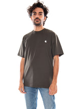 S/S Madison T-Shirt Cypress / White - Crewneck T-Shirt Men's Green Men's CARHARTT WIP
