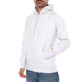 HOODED CHASE SWEAT ASH HEATHER / GOLD - Sudadera con Capucha Hombre Gris CARHARTT WIP