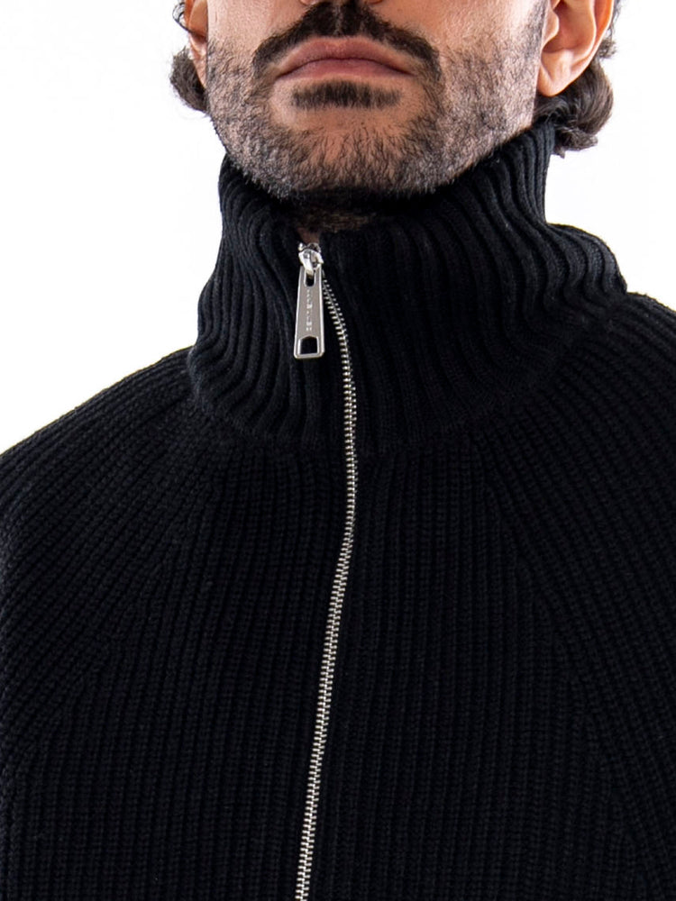 Carhartt WIP Banley Sweater Jacket Black - Giacca in Maglia Uomo Nera<BR/><BR/> I033902 89XX CARHARTT WIP 