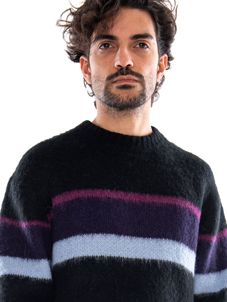 MERTON SWEATER SUNDLING STRIPES DARK NAVY - Maglione Girocollo Uomo Multicolore I035390 3YIXX CARHARTT WIP 