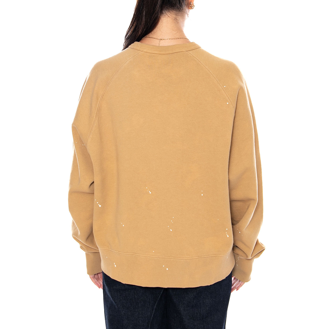 W' PAINTER SWEAT DUSTY H BROWN - Felpa Girocollo Donna Marrone I036843 07EEJ CARHARTT WIP 