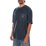 S/S LOOSE POCKET T-SHIRT DARK NAVY - Crewneck T-Shirt Men's Navy Blue - Men CARHARTT WIP