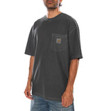 S/S LOOSE POCKET T-SHIRT BLACK - Men's Black Crewneck T-Shirt CARHARTT WIP