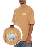 S/S LUGGAGE LABEL T-SHIRT DUSTY H BROWN - Crewneck T-Shirt Men Brown Carhartt WIP