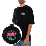 S/S LUGGAGE LABEL T-SHIRT BLACK - Men's Black Crewneck T-Shirt CARHARTT WIP