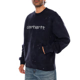 PAINTER SWEAT DARK NAVY - Sudadera Cuello Redondo Hombre Azul Oscuro Hombre CARHARTT WIP