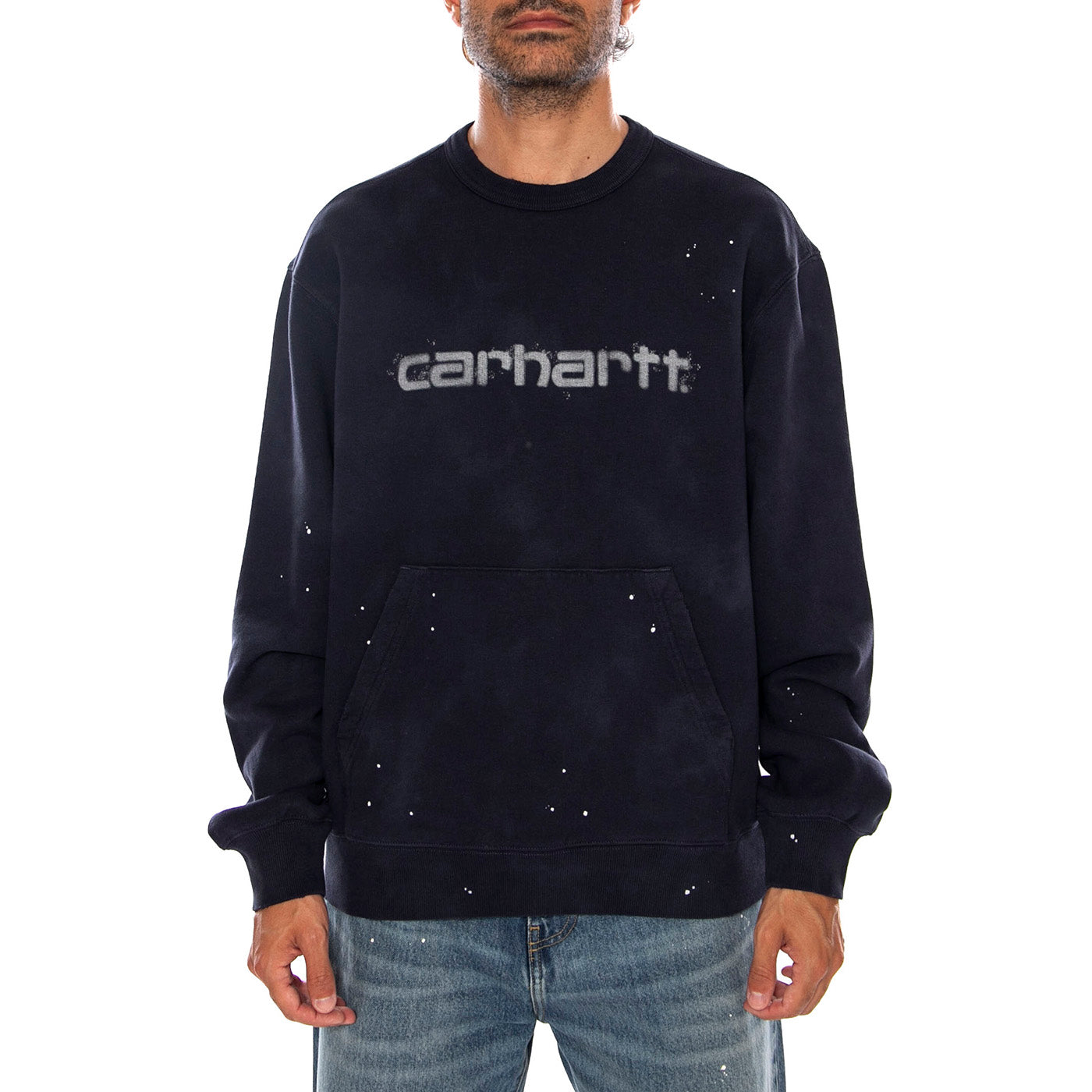 PAINTER SWEAT DARK NAVY - Felpa Girocollo Uomo Blu Scuro I036899 1CEJ CARHARTT WIP 