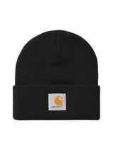 CARHARTT WIP SHORT WATCH HAT BLACK - Black Beanie ACCESSORIES CARHARTT WIP
