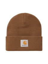 CARHARTT WIP SHORT WATCH HAT HAMILTON BROWN - Beanie Brown ACCESSORIES CARHARTT WIP