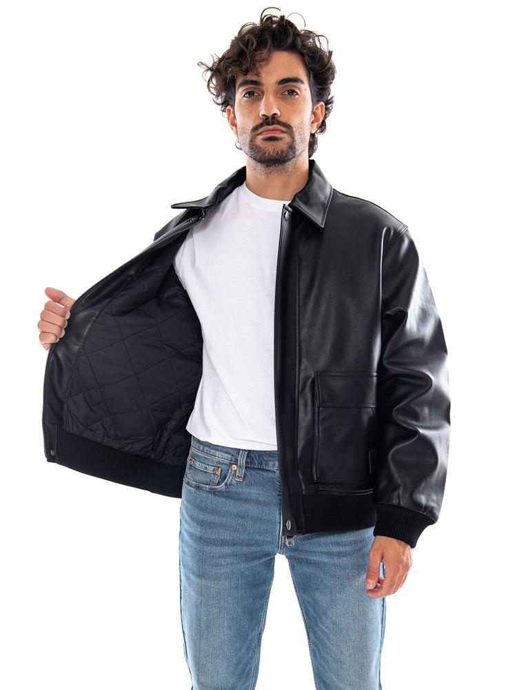 ARIZONA JACKET BLACK - Giacca Uomo Nera I036997 89XX CARHARTT WIP 