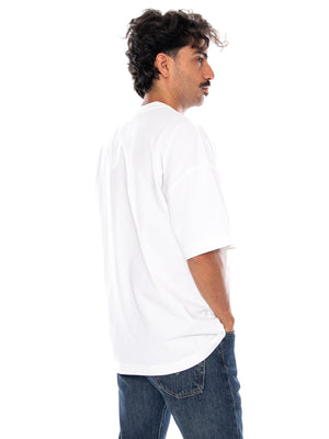 CARHARTT WIP S/S WORK POCKET T-SHIRT WHITE - Maglietta Girocollo Uomo Bianca I037015 02XX CARHARTT WIP 