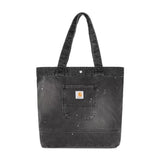 DENIM TOTE BLACK - Black Denim Jeans Tote Bag CARHARTT WIP ACCESSORIES