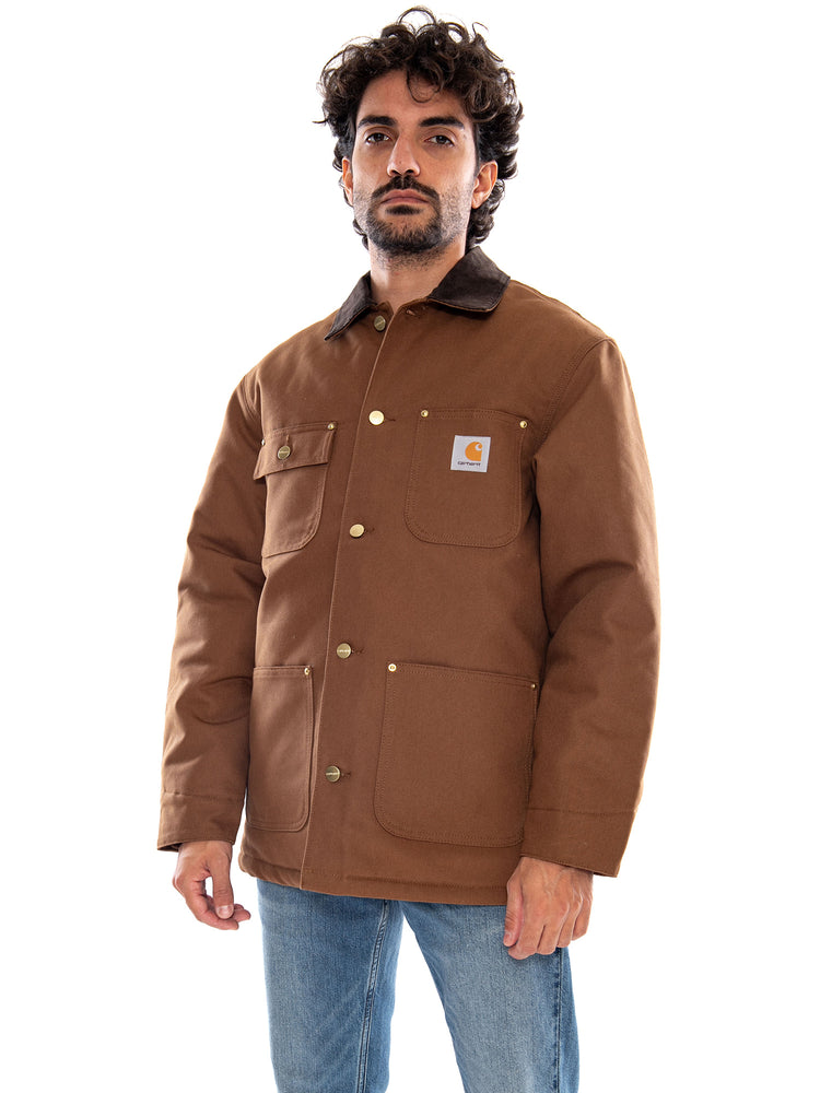 OG Chore Coat Brown / Tobacco Rigid - Giacca Uomo Marrone I037055 3XA01 CARHARTT WIP 