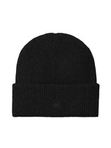 CARHARTT WIP CURTIS BEANIE BLACK - Black Beanie Hat CARHARTT WIP ACCESSORIES