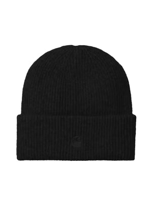 CARHARTT WIP CURTIS BEANIE BLACK - Cappellino a Cuffia Nero I037100 89XX CARHARTT WIP 