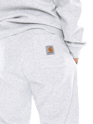 Mack Sweat Pant Ash Heather / Black - Pantaloni Uomo Grigi I037103 00OXX CARHARTT WIP 