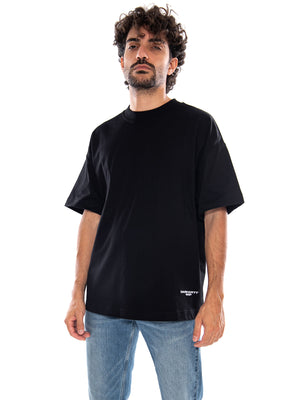 S/S Chapter Script T-Shirt Black / White - Maglietta Girocollo Uomo Nera I037112 0D2XX CARHARTT WIP 