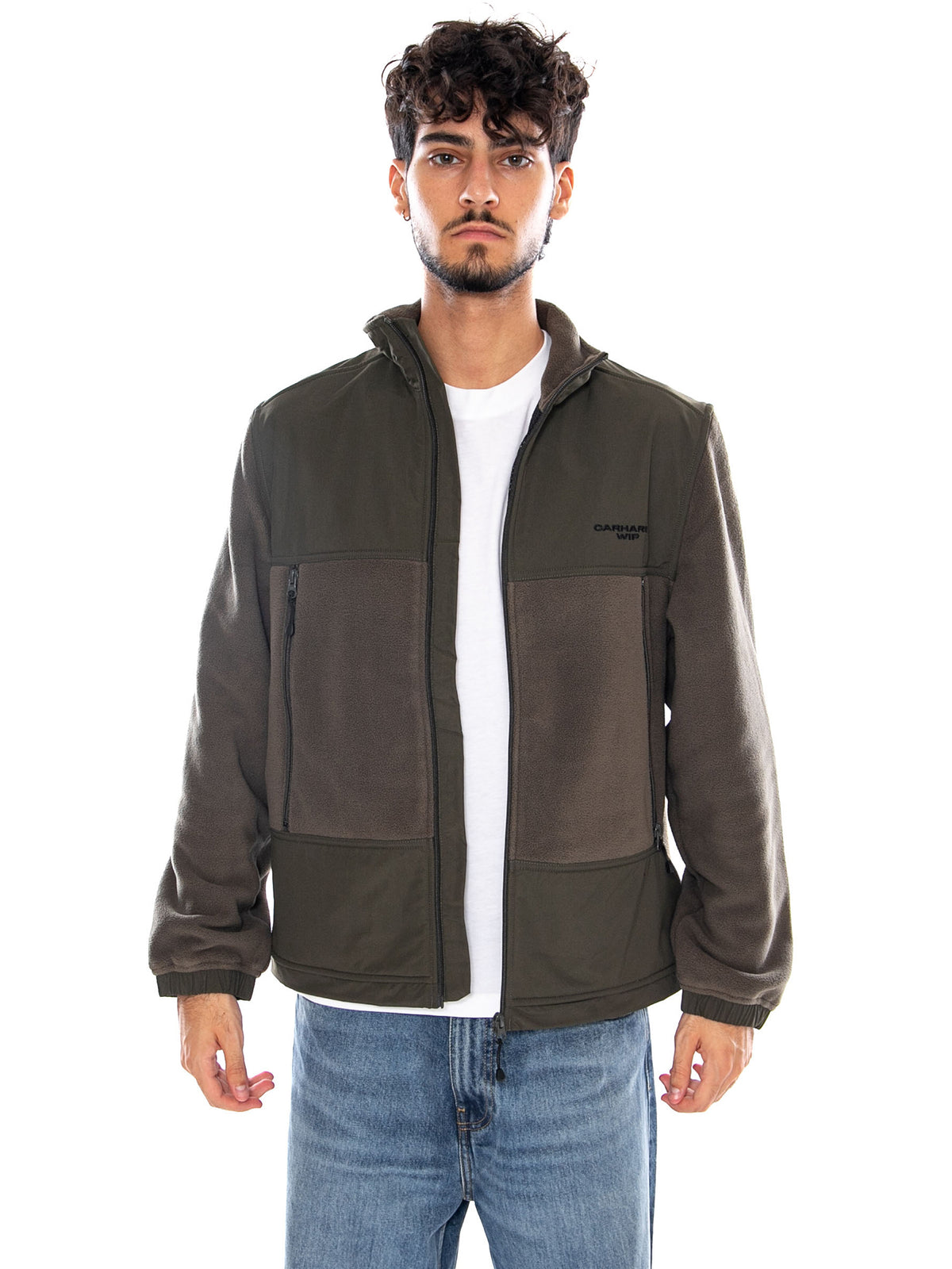 EDMORE JACKET CYPRESS / BLACK - Giacca Uomo Verde I037138 00PXX CARHARTT WIP 