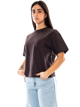 Carhartt WIP W' S/S Lambert T-Shirt Tobacco Moon Wash - Women's Brown T-shirt Women CARHARTT WIP