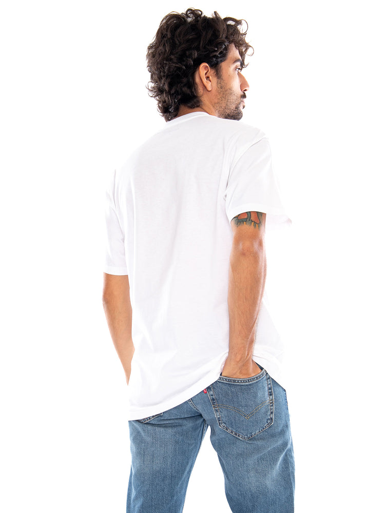 S/S Ice Fishing T-Shirt White - Maglietta Girocollo Uomo Bianca I037218 02XX CARHARTT WIP 