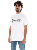 S/S Chinsel Script T-Shirt White - Crewneck T-Shirt Men's White  Men's CARHARTT WIP