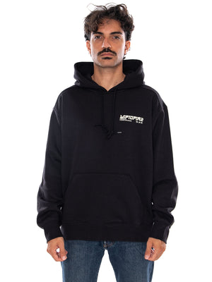 CARHARTT WIP HOODED WIPTOPIA II SWEAT BLACK - Felpa con Cappuccio Uomo Nera I037224 89XX CARHARTT WIP 