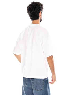 S/S BOOGER T-SHIRT WHITE - Maglietta Girocollo Uomo Bianca I037225 02XX CARHARTT WIP 