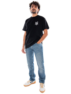 S/S Hourglass T-Shirt Black - Maglietta Girocollo Uomo Nera<BR/><BR/> I037247 89XX CARHARTT WIP 