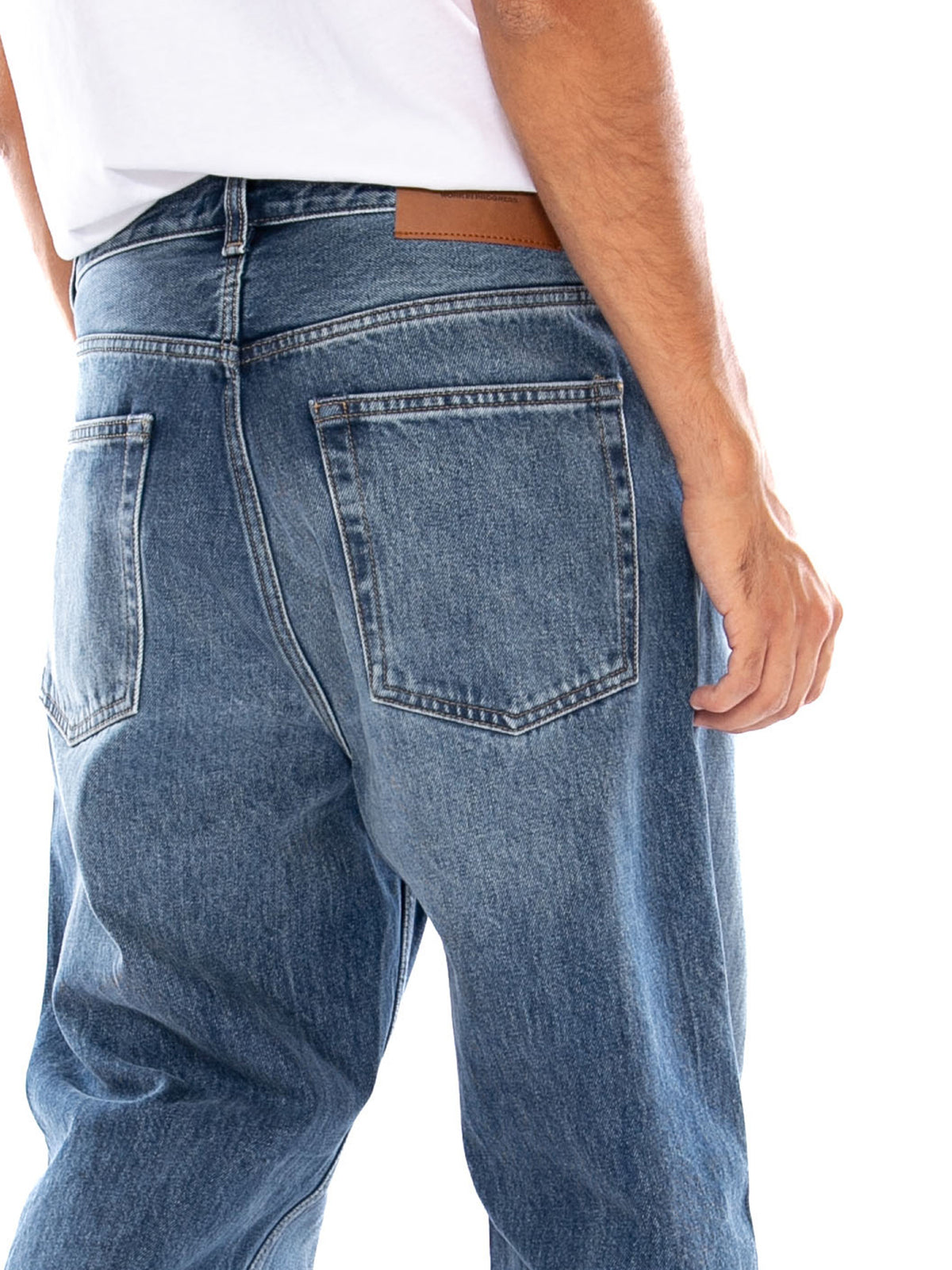 Payson Pant Blue marble used wash - Pantaloni Denim Jeans Uomo Blu I037534 017X CARHARTT WIP 