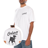 S/S PUP T-SHIRT - T-Shirt Col Rond Homme Blanc CARHARTT WIP