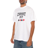 S/S DECK T-SHIRT WHITE - T-shirt Col Rond Homme Blanc Homme CARHARTT WIP