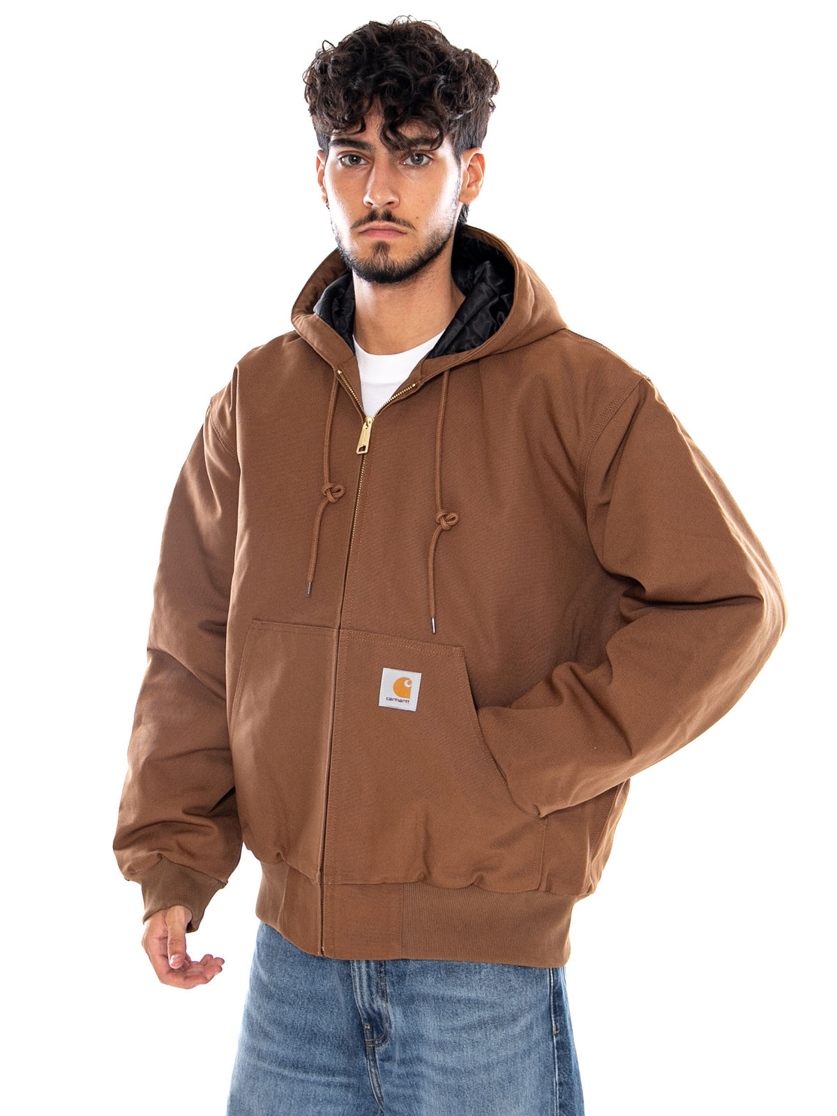 OG ACTIVE JACKET WIP H BROWN RIGID - Giacca Uomo Marrone I037587 3TG01 CARHARTT WIP 