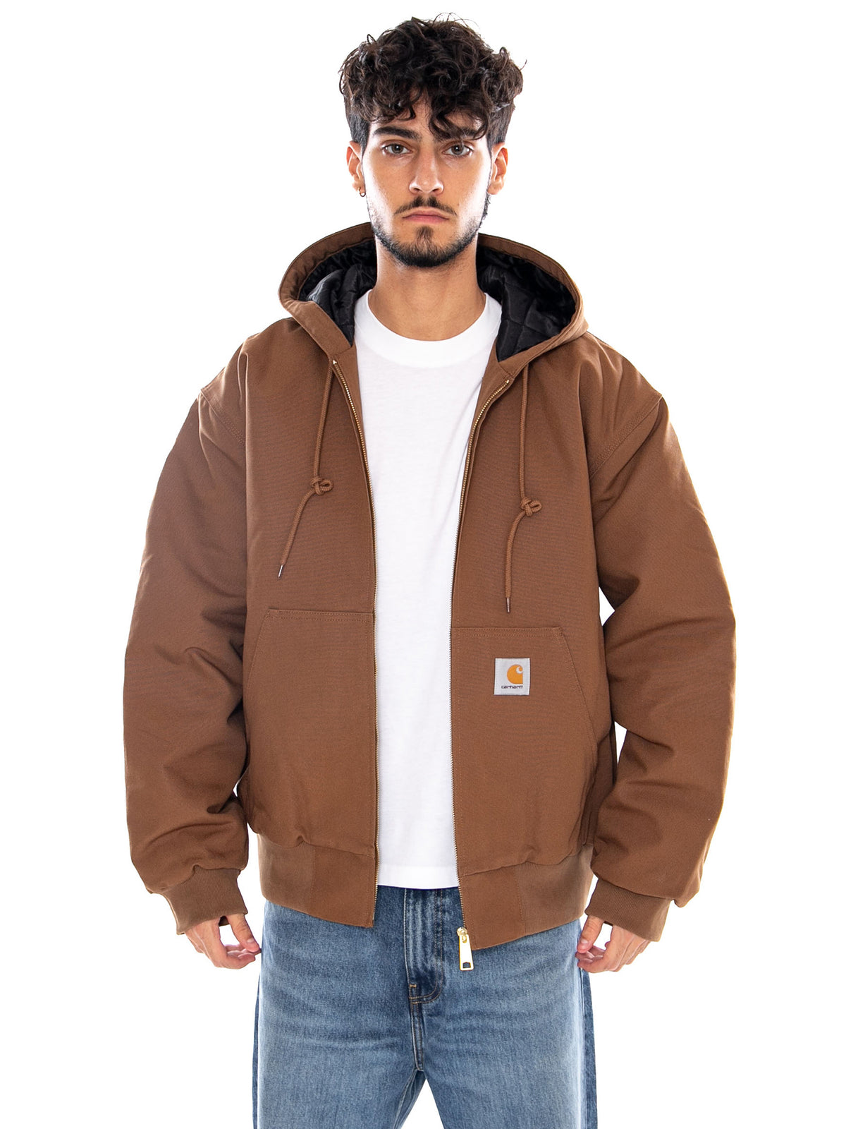 OG ACTIVE JACKET WIP H BROWN RIGID - Giacca Uomo Marrone I037587 3TG01 CARHARTT WIP 