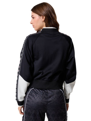FULL ZIP SWEATSHIRT BLACK - Felpa con Zip Donna Nera 118373 KK001 CHAMPION 