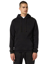 HOODED SWEATSHIRT BLACK - Men's Black Hooded Sweatshirt CHAMPION