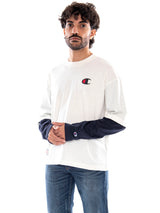 Champion Long Sleeve Crewneck T-Shirt EGT NNY - Men's Long Sleeve T-Shirt Men CHAMPION