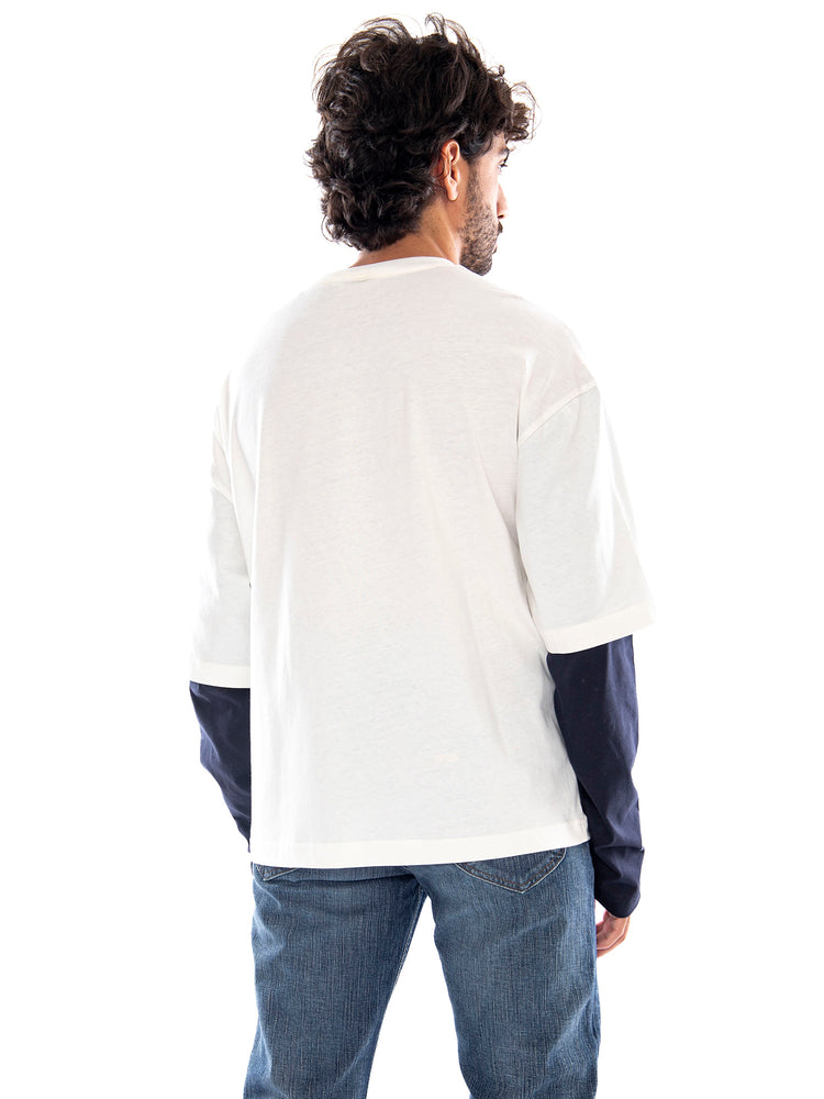 Champion Long Sleeve Crewneck T-Shirt EGT NNY - Maglia Uomo a Maniche Lunghe 223490 YS084 CHAMPION 