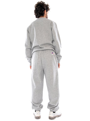 Champion Elastic Cuff Pants OXGM Grey - Pantaloni Sportivi Uomo Grigio Mélange 223496 EM006 CHAMPION 