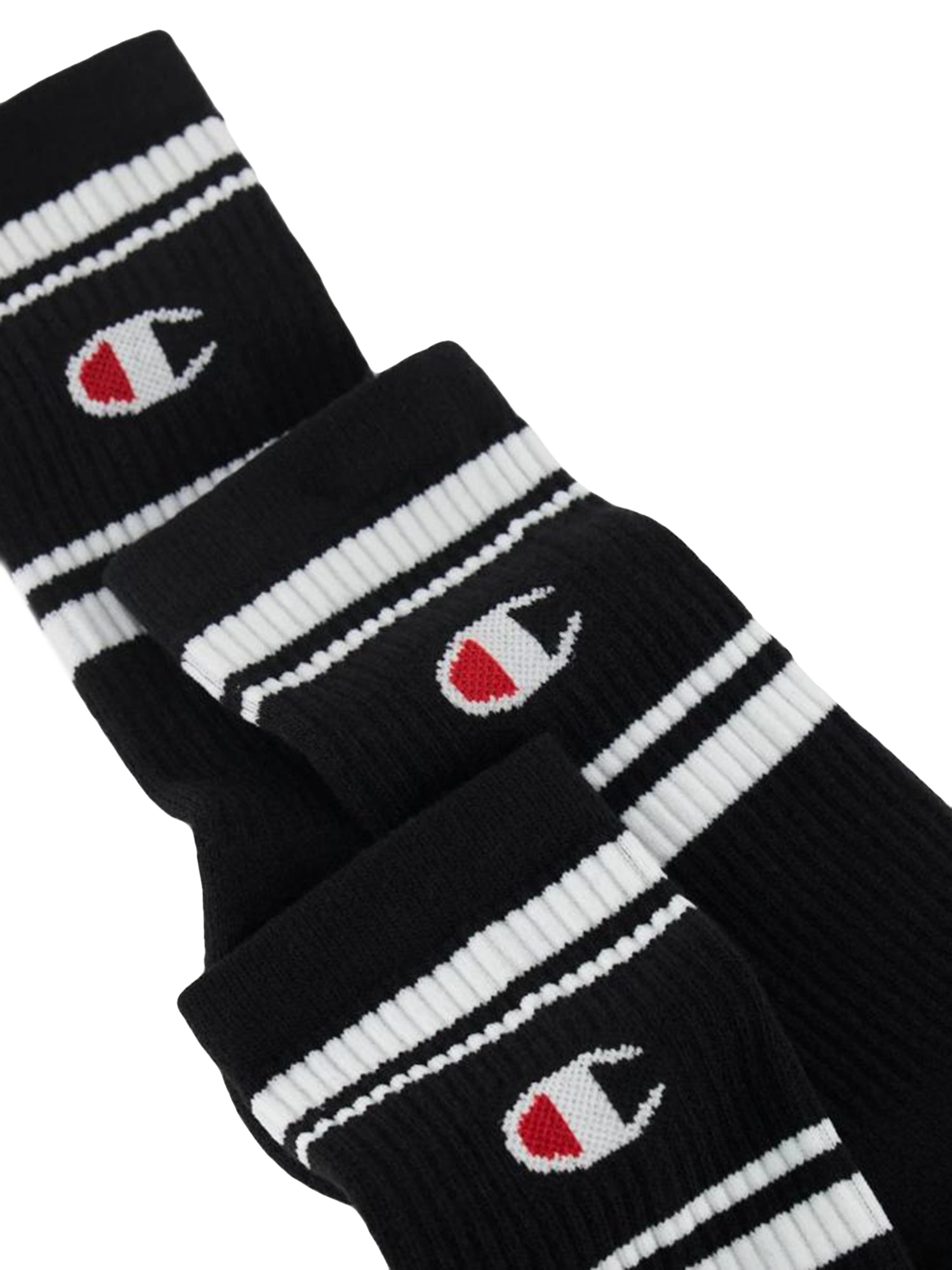 3PK Crew Socks - Set da 3 paia di calzini neri U20081 KK001 CHAMPION 