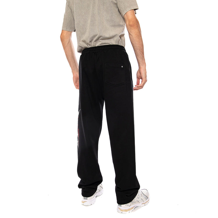 SHARD DOLLY NOIRE BAGGY SWEATPANTS BLACK - Pantaloni Uomo Neri PA1245 P2 DOLLY NOIRE 