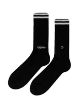 DOLLY NOIRE LOGO SOCKS BLACK / WHITE - Black Socks ACCESSORIES DOLLY NOIRE