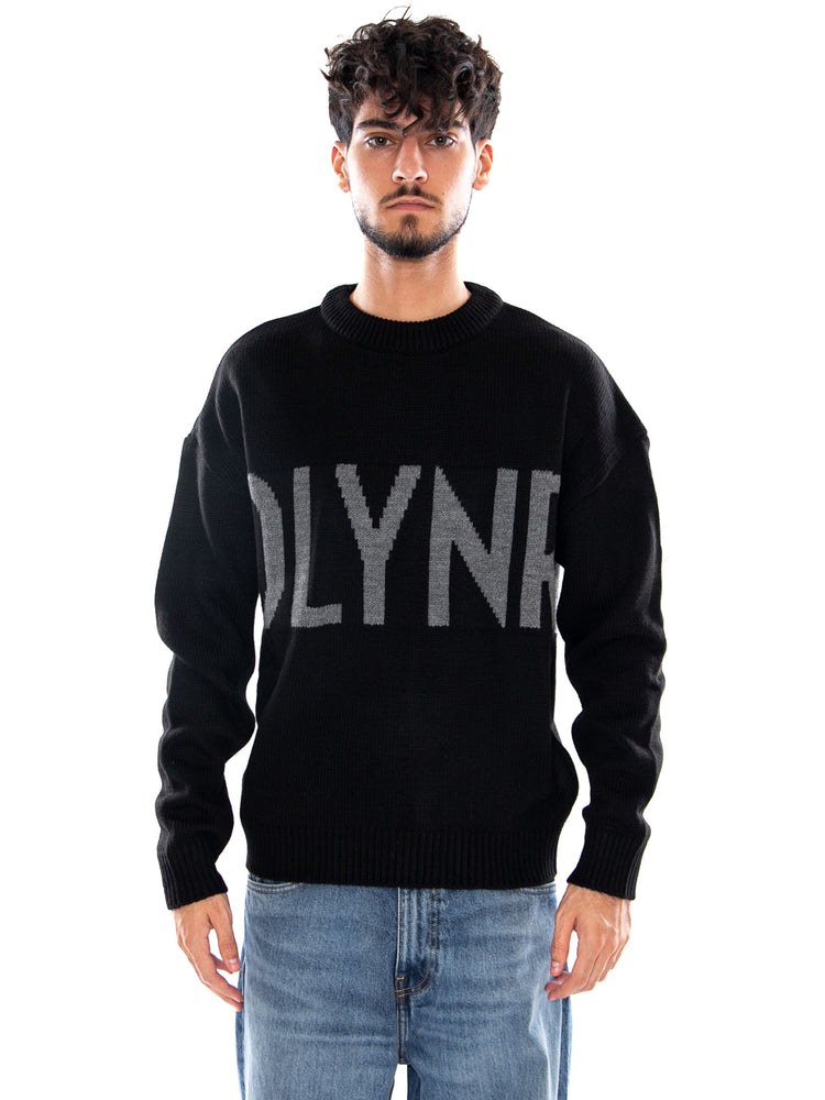 DLYNR SWEATER BLACK - Maglione Uomo Nero SV361 SO DOLLY NOIRE 