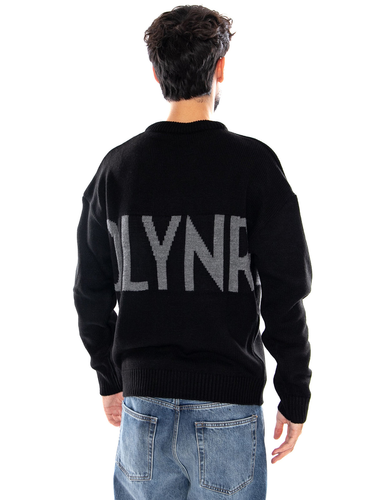 DLYNR SWEATER BLACK - Maglione Uomo Nero SV361 SO DOLLY NOIRE 