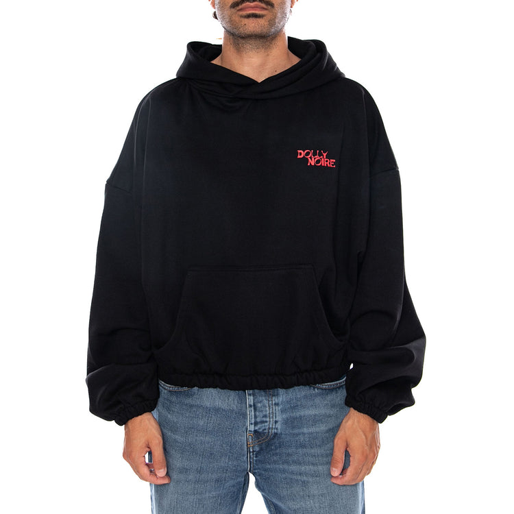 SHARD DOLLY NOIRE BOXY HOODIE BLACK POKÉMON - Felpa con Cappuccio Uomo Nera Collaborazione Pokémon SW1245 S4 DOLLY NOIRE 